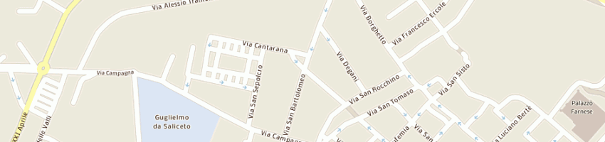Mappa della impresa le tre ganasce srl a PIACENZA