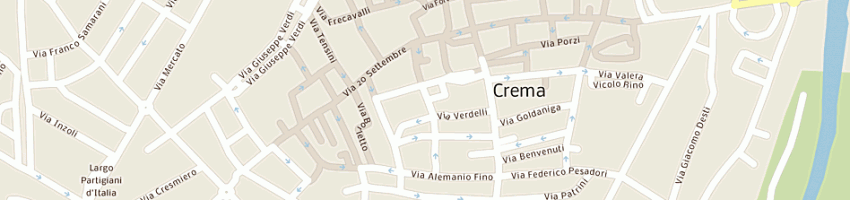 Mappa della impresa a e d studio di lacchini roberto a CREMONA