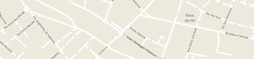 Mappa della impresa moglio (snc) a PIACENZA