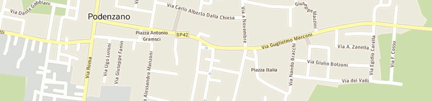 Mappa della impresa assiprime srl a PODENZANO