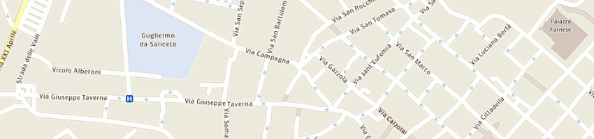 Mappa della impresa ravera pierangelo a PIACENZA