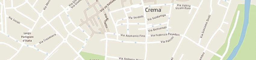 Mappa della impresa bresciani attilio a CREMONA