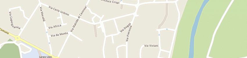 Mappa della impresa azienda ospedaliera ospedale maggiore di crema a CREMA
