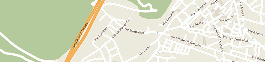 Mappa della impresa corrias antonio a SINISCOLA