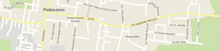 Mappa della impresa al buon gusto di gandini lucia e credali imelde snc a PODENZANO