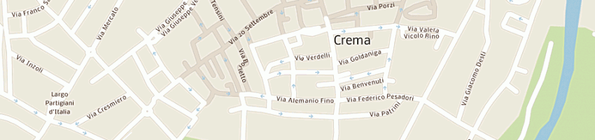 Mappa della impresa panceri elena a CREMA