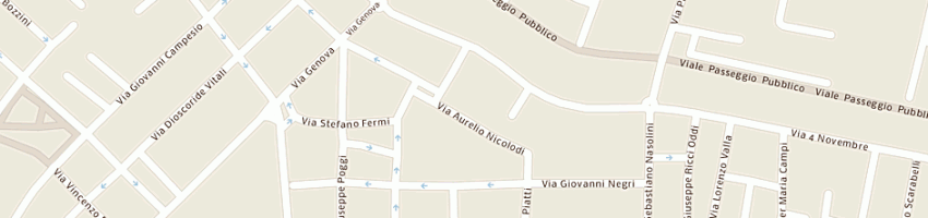 Mappa della impresa baldini ildebrando a PIACENZA