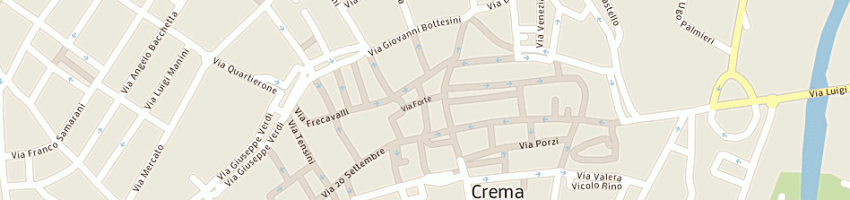 Mappa della impresa casa parrocchiale del duomo a CREMA
