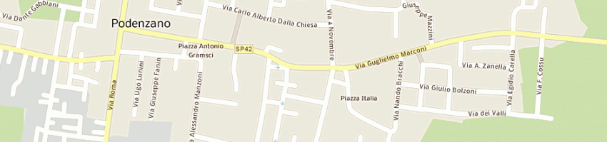 Mappa della impresa danieli ldi poggi gabriella a PODENZANO