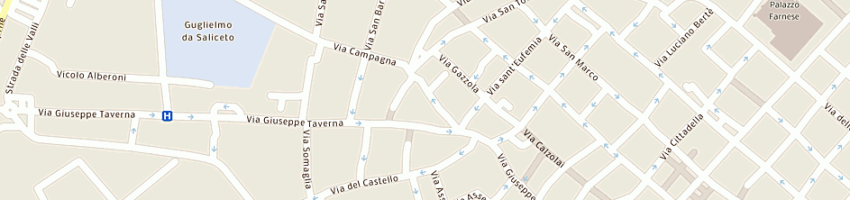 Mappa della impresa dokado a PIACENZA