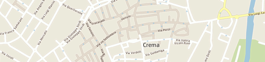 Mappa della impresa pro loco crema a CREMA