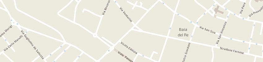 Mappa della impresa pizzeria trattoria marechiaro a PIACENZA