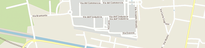 Mappa della impresa corna giuseppe a CREMA
