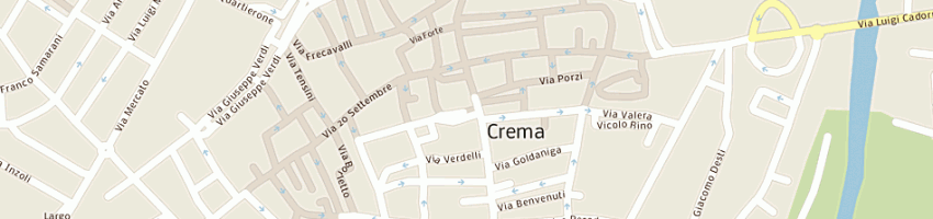 Mappa della impresa fusar imperatore guido a CREMA