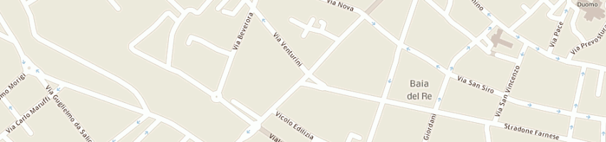 Mappa della impresa rossi alberto a PIACENZA