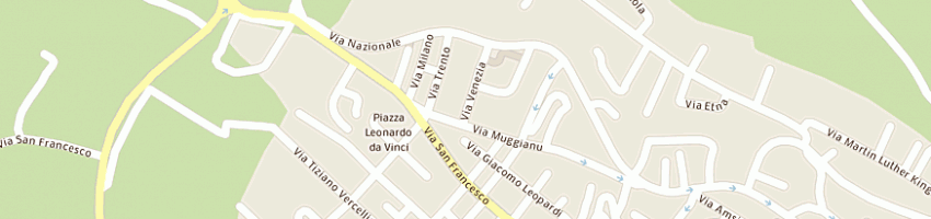 Mappa della impresa panificio monne di vardeu francesco e a snc a OROSEI