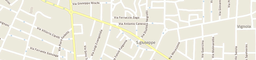Mappa della impresa riccio carlo a PIACENZA