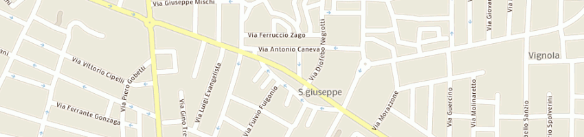 Mappa della impresa claudio sat di baldocchi claudio a PIACENZA
