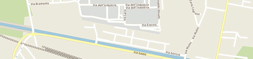 Mappa della impresa gobbato pia a CREMA