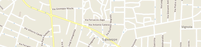 Mappa della impresa studio tecnico associato bolzoni g e e a PIACENZA