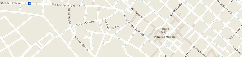 Mappa della impresa botti luca a PIACENZA