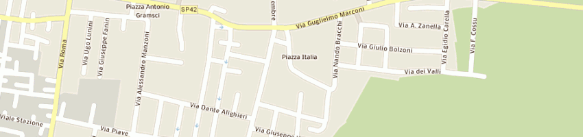 Mappa della impresa tosca concetta a PODENZANO