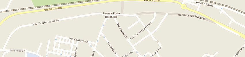 Mappa della impresa tipografia imberti snc a PIACENZA