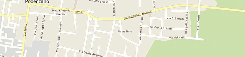 Mappa della impresa rigamondi ernestina a PODENZANO