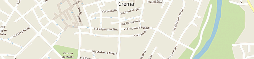 Mappa della impresa casa parrocchiale di s giacomo a CREMA