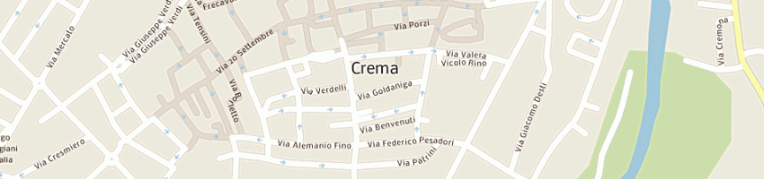 Mappa della impresa antenna 5 (srl) a CREMA