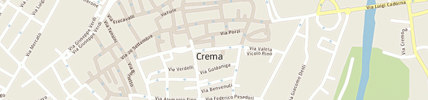 Mappa della impresa assicrema srl a CREMA