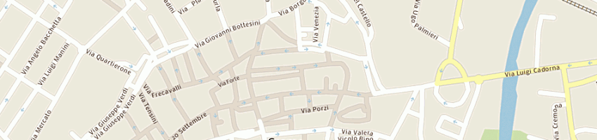Mappa della impresa sfondrini pierangelo a CREMA