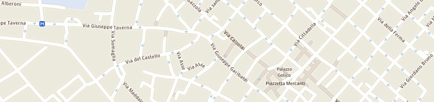 Mappa della impresa bonino giuseppe a PIACENZA