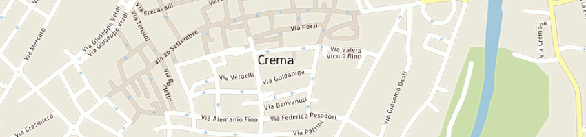 Mappa della impresa nuovo centro fitness snc a CREMA