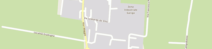 Mappa della impresa carrozzeria gariga di baldanti alessandro e c snc a PODENZANO