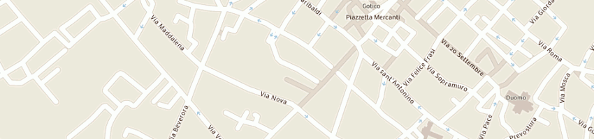 Mappa della impresa messa sergio a PIACENZA