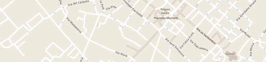 Mappa della impresa pagani sandro a PIACENZA