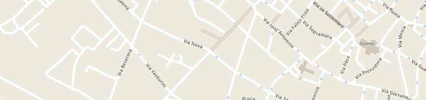 Mappa della impresa bybo' s (sas) a PIACENZA