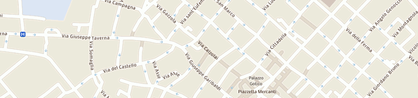 Mappa della impresa b e b di bersani vittorio a PIACENZA