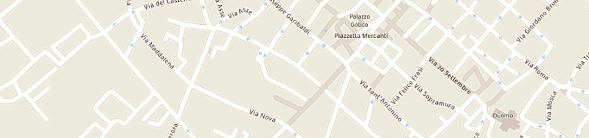 Mappa della impresa studio granelli e associati sas a PIACENZA