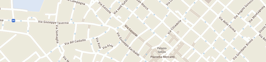 Mappa della impresa acqua e sapone a PIACENZA