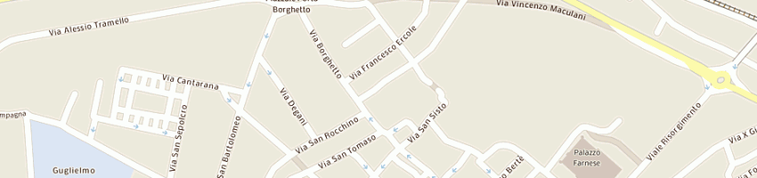 Mappa della impresa gp impianti di gabbiani pietro a PIACENZA