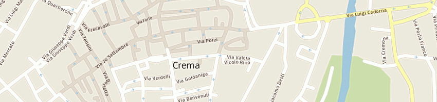Mappa della impresa parati gabriele a CREMA