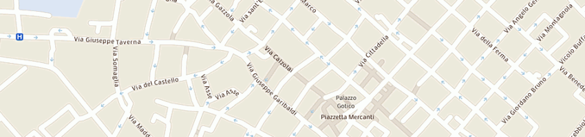 Mappa della impresa cartoleria passerini angelo a PIACENZA