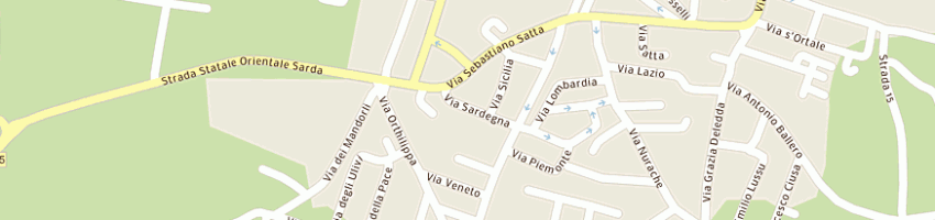 Mappa della impresa oligamma srl a NUORO