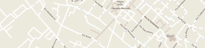Mappa della impresa zanetti marcella di paola garilli e c sas a PIACENZA