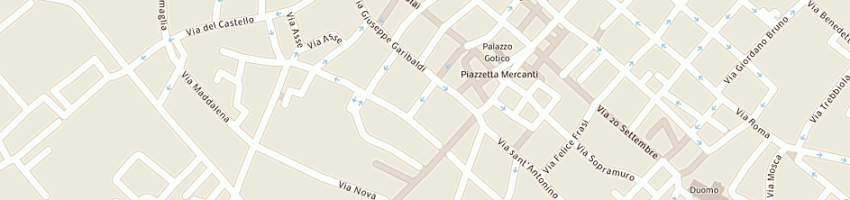 Mappa della impresa bortignon renata a PIACENZA