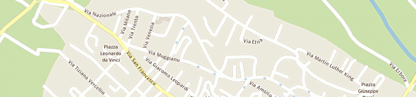 Mappa della impresa promostudio sas di gonanu franco a OROSEI