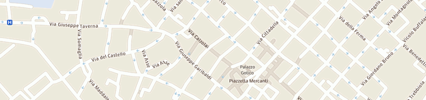 Mappa della impresa zambianchi adriana a PIACENZA