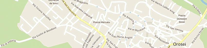Mappa della impresa delussu antonio a OROSEI
